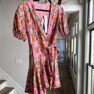 Finders Keepers Pink Floral Mini Dress